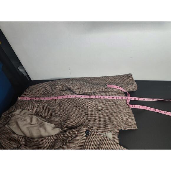 Free People Linen Blend Houndstooth Blazer size S - Picture 12 of 12